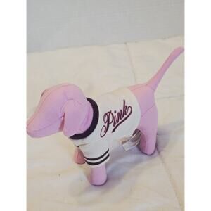 VICTORIA'S SECRET PINK LOGO VARSITY SWEATER PLUSH MINI DOG SUMMER 2025